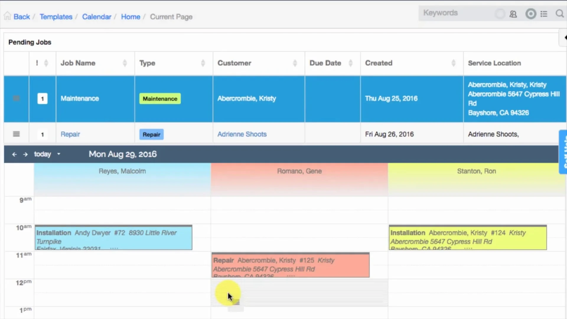 Scheduling and Calendar Management Services